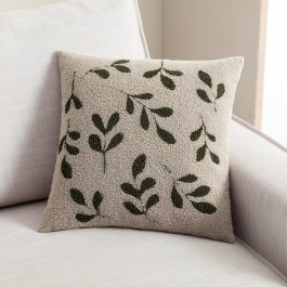 Deco Pillowcase Herbal 705/ 06 Beige-Pine Green Gofis Home BEIGE-GREEN
