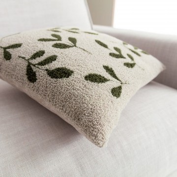 Deco Pillowcase Herbal 705/ 06 Beige-Pine Green Gofis Home
