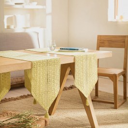 Runner Chrochet 019/ 37 Spring Green Gofis Home LIGHT GREEN