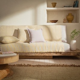 Throw Lined 390/ 10 Sun Yellow Gofis Home YELLOW