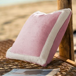 Μαξιλαροθήκη Διακοσμητική Coral Sense 519-23 Pink Gum - Vanilla Gofis Home Pink