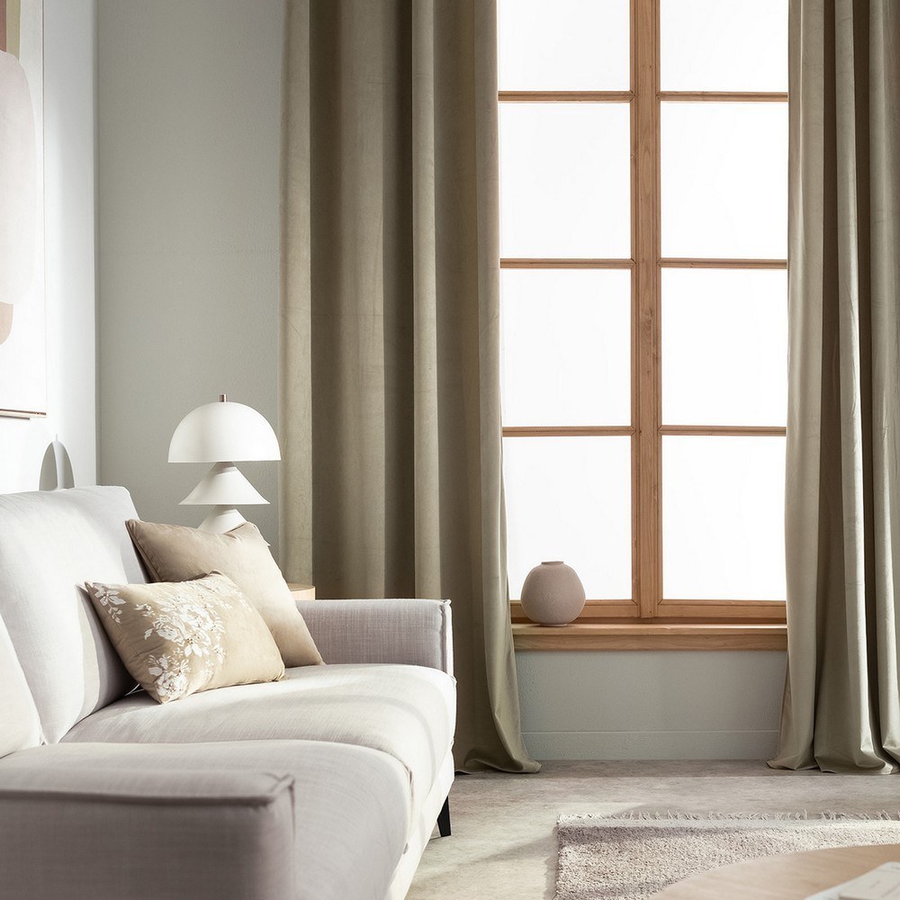 Κουρτίνα 711 06 Με Τρουκς Willow Beige Gofis Home