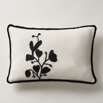 Cushion Cover Kalina 125 Ecru-Black Gofis Home