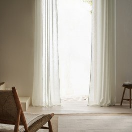 Κουρτίνα Combe 502 Με Τρουκς Fresh Aqua Gofis Home AQUA