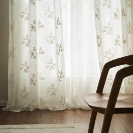 Κουρτίνα Με Σιρίτι Leaf AW24 532/05 Off White Gofis Home OFF WHITE