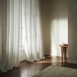 Κουρτίνα Με Τρουκς Combe 502/05 Off White Gofis Home OFF WHITE