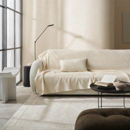 Throw Ondine 184/05 Ecru Gofis Home ECRU