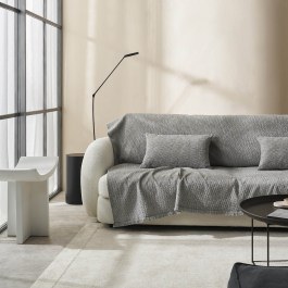 Throw Ondine 184/15 Silver Grey Gofis Home SILVER