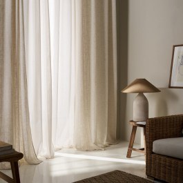 Κουρτίνα Με Σιρίτι Nysera 705/06 Linen Gofis Home LINEN