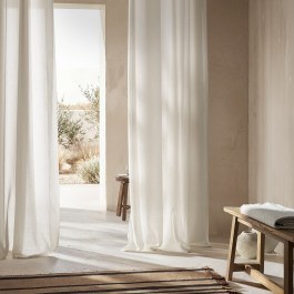 Κουρτίνα Με Σιρίτι Velmira 509/06 Beige Gofis Home BEIGE