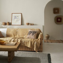 Throw Elowen 505/06 Warm Beige Gofis Home BEIGE