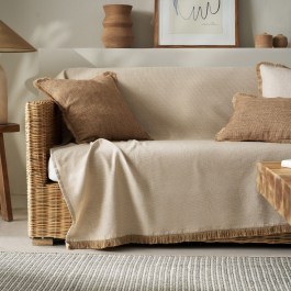 Throw Odessa 533/06 Hemp Beige Gofis Home BEIGE