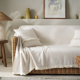 Throw Odessa 533/05 Off White Gofis Home OFF WHITE