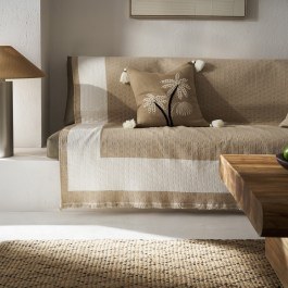 Throw Solenne 591/06 Almond Beige Gofis Home ALMOND