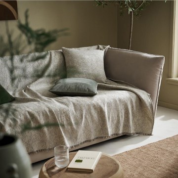 Sofa Throw Aradia 430/06 Olive Beige Gofis Home