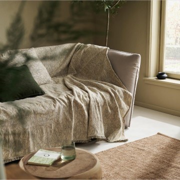 Sofa Throw Aradia 430/07 Weed Beige Gofis Home