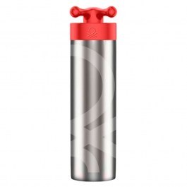 Ισοθερμικό Μπουκάλι Διπλού Τοιχώματος 20.21.0699 500ml Silver-Red Benetton SILVER-RED