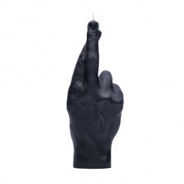 Κερί Χειρονομίας Crossed Finger 365gr 20x7x8cms Black Candle Hand BLACK