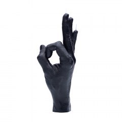 Κερί Χειρονομίας OK 350gr 21x8x8cm Black Candle Hand