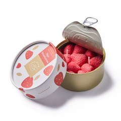 Gourmet Candle-Can Ripe Strawberries Candle Hand