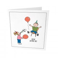 Ευχετήρια Κάρτα Γενεθλίων Υou're Getting Big GL-GC-34 9x14,5cm Multi The Gift Label