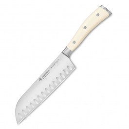 Μαχαίρι Santoku Classic Ikon 1040431317 17cm Cream Wusthof WHITE