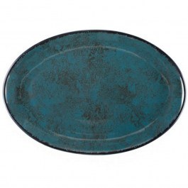 Πιατέλα Πορσελάνινη Οβάλ Teal PR18274827 25cm Turquoise Oriana Ferelli® TURKUAZ