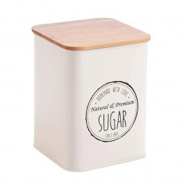 Jar of Sugar Kitchen Trend CLG500310SBE 10x10x13,5cm Beige Oriana Ferrelli BEIGE