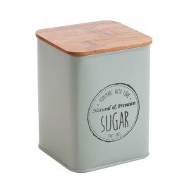 Βάζο Ζάχαρης Kitchen Trend CLG500310SGR 10x10x13,5cm Green Oriana Ferrelli GREEN