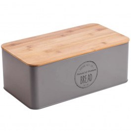Ψωμιέρα Kitchen Trend CLG850742GY 42,3x23x12,7cm Grey Oriana Ferrelli® GREY