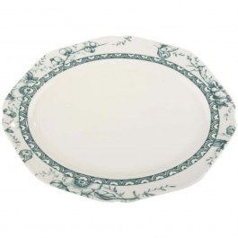 Πιατέλα Σερβιρίσματος Tiffany 24324 36cm White-Green Oriana Ferelli® WHITE-GREEN
