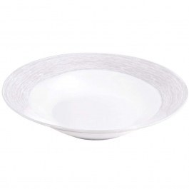 Πιάτο Βαθύ Elegancy NW24010022 Φ23cm White-Grey Max Home WHITE-GREY