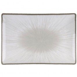 Serving Platter Water Lily PR243366420 27x16cm Grey Oriana Ferelli® GREY