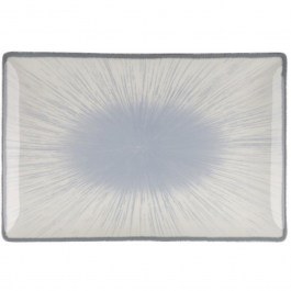 Serving Platter Water Lily PR24336BL21 31x21cm Blue Oriana Ferelli® BLUE
