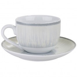 Tea Cups Water Lily (Set 6Pcs) PR24336BL09 220ml Blue Oriana Ferelli® BLUE