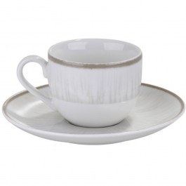 Coffee Cups Water Lily (Set 6Pcs) PR243366410 90ml Grey Oriana Ferelli® GREY