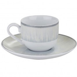 Coffee Cups Water Lily (Set 6Pcs) PR24336BL10 90ml Blue Oriana Ferelli® BLUE