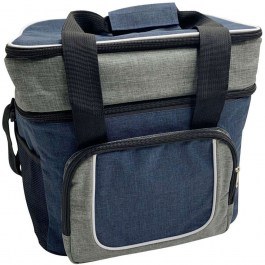 Ισοθερμική Τσάντα 2 Θέσεων 807468 30x22x34cm 22lt Grey-Blue Ankor GREY-BLUE