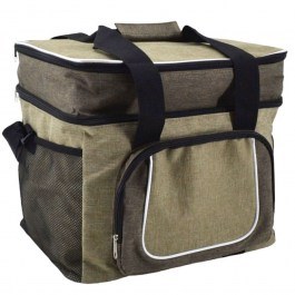 Ισοθερμική Τσάντα 2 Θέσεων 831517 32,5x26,5x33cm 28lt Beige-Brown Ankor BEIGE-BROWN