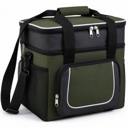 Isothermal Bag 2 Seats 853052 32,5x26,5x33cm 28lt Olive-Grey Ankor OLIVE-GREY