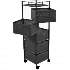 &Mu;&alpha;&nu;ά&beta;&eta;&sigmaf; &Tau;&rho;ό&lambda;&epsilon;ϊ 824168 28x28x91cm Black Ankor