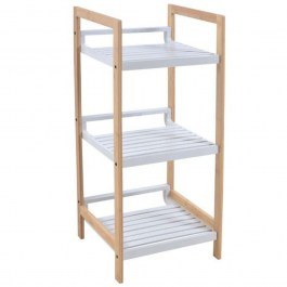 Ραφιέρα Δαπέδου 824465 30x30x70cm Natural-White WHITE