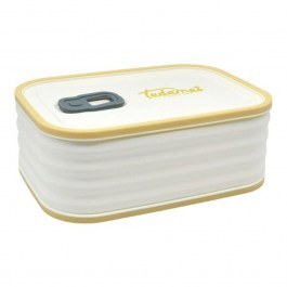 Φαγητοδοχείο 833993 17,4x12,6x6,5cm 950ml White-Beige Ankor WHITE-BEIGE