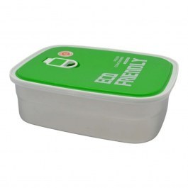 Φαγητοδοχείο 834099 15,5x10,5x4cm 350ml White-Green Ankor WHITE-GREEN