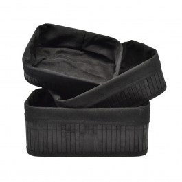 Bathroom Organizer Baskets 819317 (Set 3pcs) Black Ankor BLACK