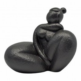 Διακοσμητική Φιγούρα 842933 17,5x15x16cm Black Mat Ankor BLACK MAT