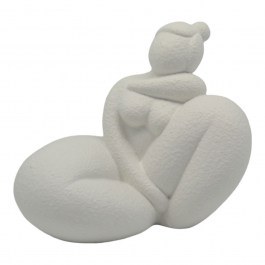 Διακοσμητική Φιγούρα 842940 17,5x15x16cm White Mat Ankor WHITE MAT