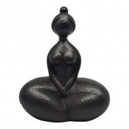 Διακοσμητική Φιγούρα 842971 15,8x10,5x19,5cm Black Mat Ankor BLACK MAT