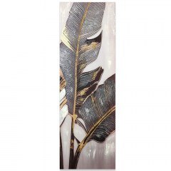 Canvas Painting Leaves 844029 30x90cm Multi Ankor