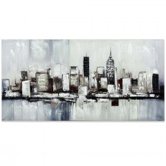 Canvas Painting Urban Scenery 844043 120x60cm Multi Ankor